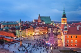 Europe old town warsaw